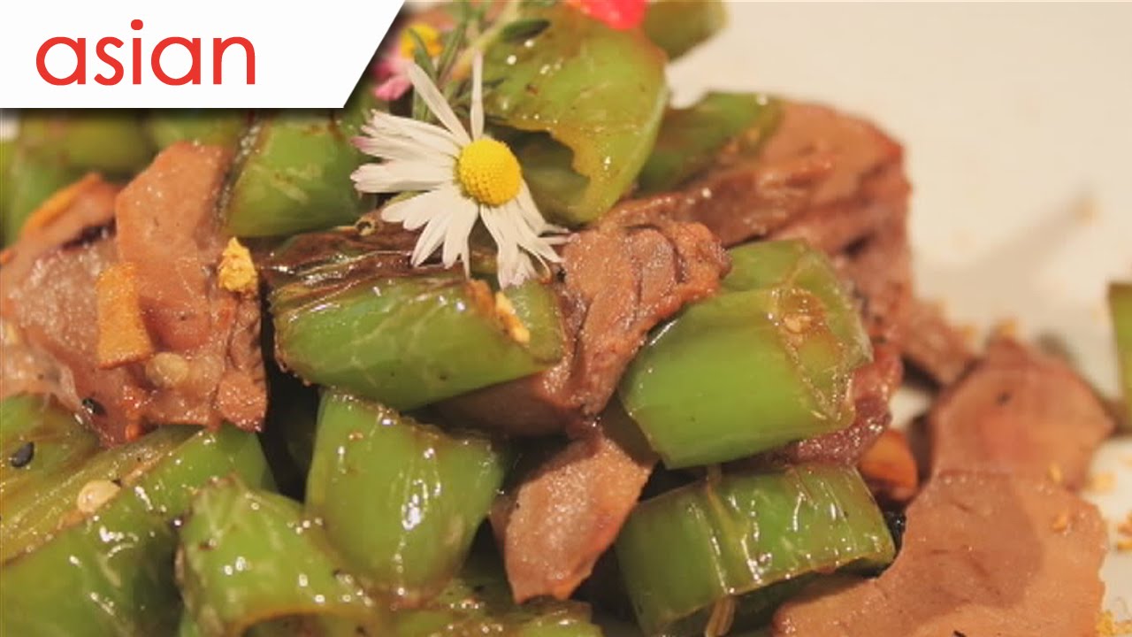 Lamb tongues and peppers -  Silent Cooking with Simon Xie Hong (with recipe)