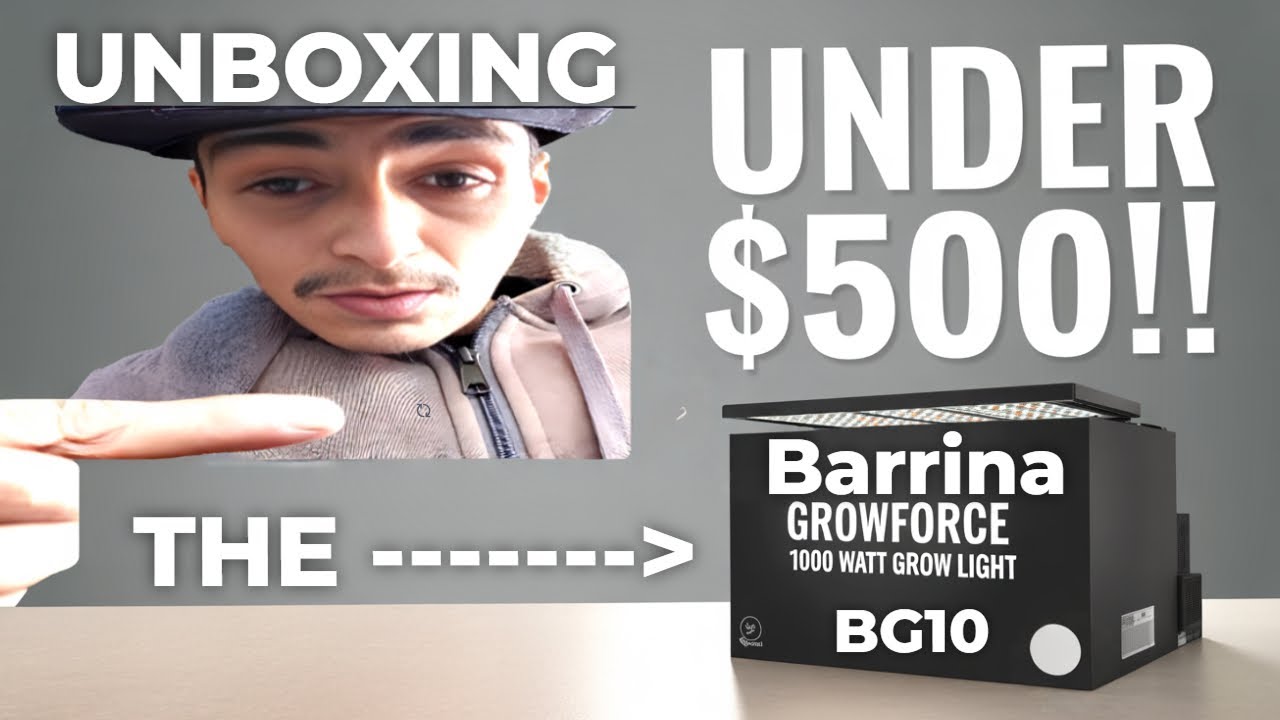 Barrina Growforce BG10 1000W Growlight UNBOXING
