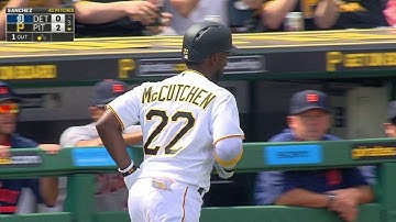 DET@PIT: Cutch plates Harrison with a sac fly