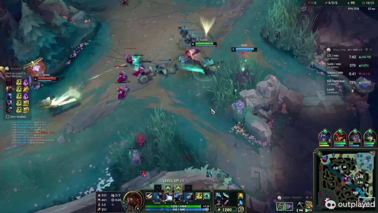 Lucian nami vs Varus Senna