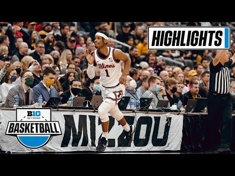 Missouri Vs. Illinois | Big Ten Men's Basketball | Highlights | Dec. 22, 2021