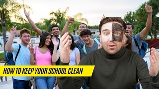 How to keep your school clean
