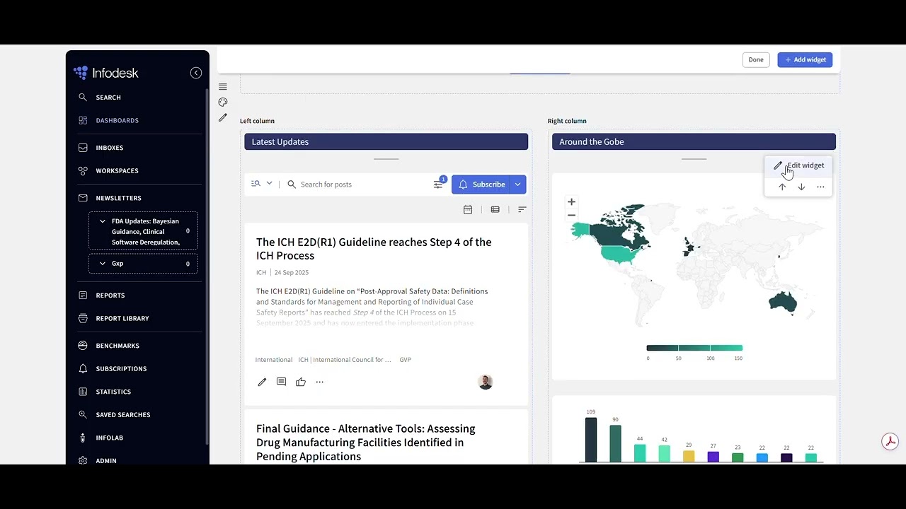 Dynamic Dashboard in Infodesk - YouTube