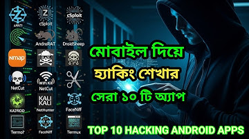 ১০টি Android হ্যাকিং অ্যাপস | Best Android Hacking Apps 2025 | Ethical Hacking Bangla Tutorial