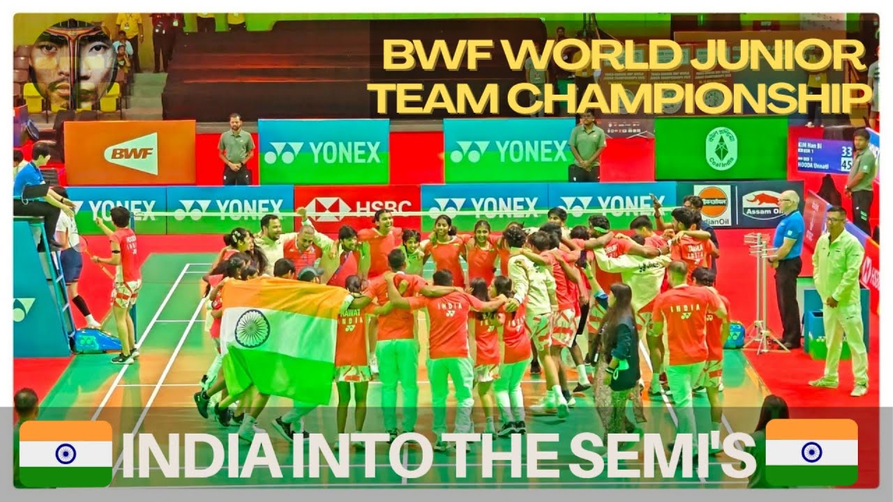INDIA VS KOREA| BWF WORLD JUNIOR TEAM CHAMPIONSHIP GUWAHATI 
