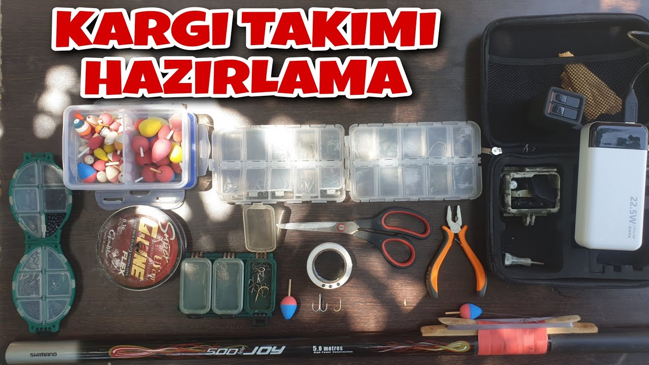 KARGI İLE BALIK AVLAMAK İÇİN EN BASİT OLTA HAZIRLAMA YÖNTEMİ