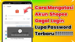 How to Resolve a Failed Shopee Account Login or Forgotten Password | Try These Tips
