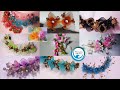 How to make hair brooch 9 amazing Stocking flowers Making Stocking Flower, GG creative collections