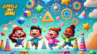 Shapes & Patterns Everywhere | Kids Learning Song | Jungle Jim Jams Songs for Children