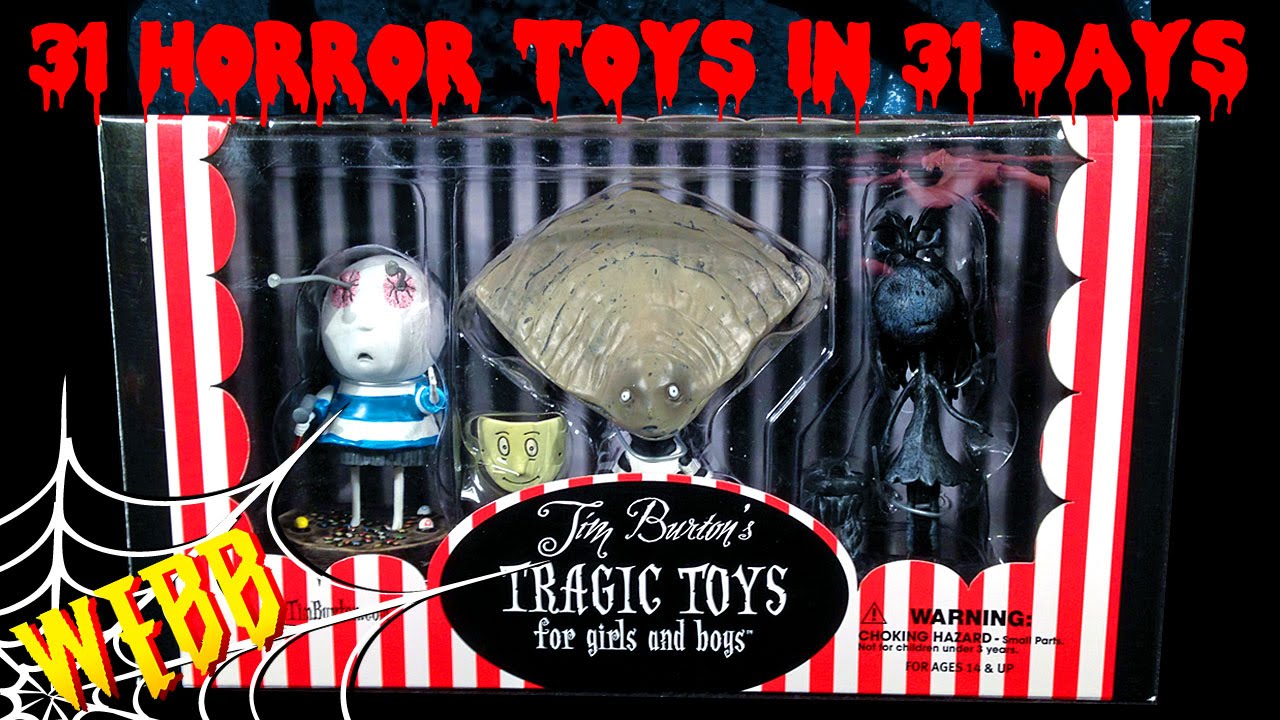 Tim Burton's TRAGIC TOYS 31 Horror Toys in 31 Days - YouTube