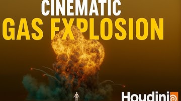 Cinematic Gas Explosion FX in Houdini | Realistic Pyro Simulation VFX