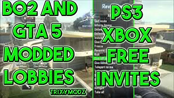 BO2 AND GTA 5 MODDED LOBBY - FREE INVITES WITH CO-HOST AND MONEY DROPS