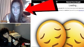 i finally got banned on Omegle