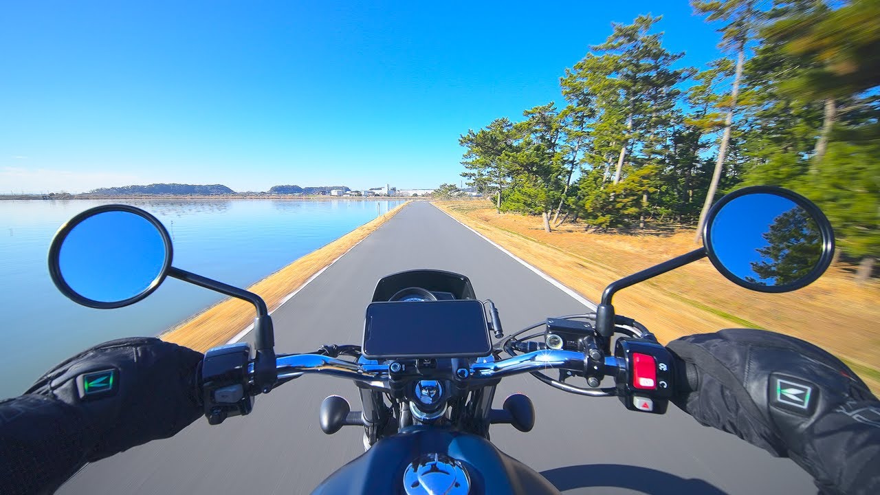 冬の霞ヶ浦 - Honda GB350 - 4K HDR