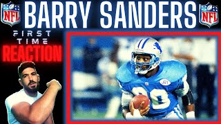 BRITISH GUY REACTS TO NFL *Barry Sanders Top 50 Most Ridiculous Plays Of All Time*