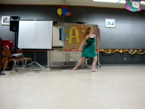 Casey Akers dancing at Papia Banquet 2010