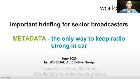 Metadata – what broadcasters must do to keep broadcast radio competitive in the car