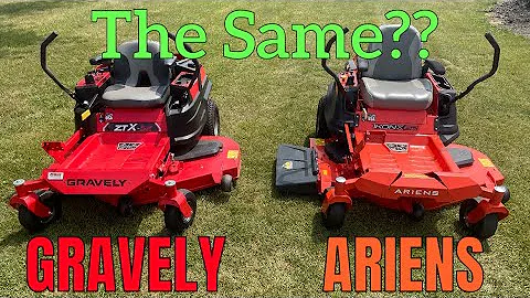 Gravely ZtX-52 Vs Ariens Ikon 52 Zero turn mower walk around. Are the the same?