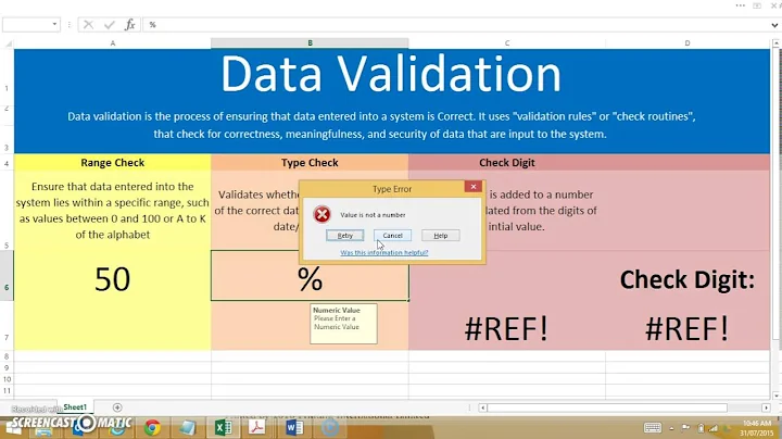 Data Validation Techniques