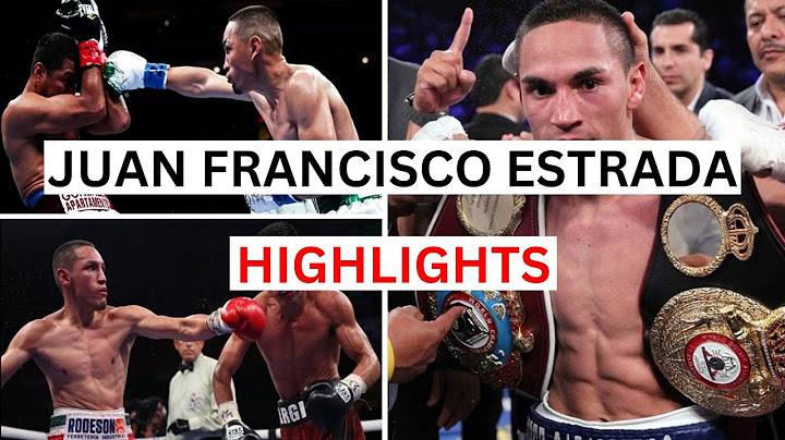 Juan Francisco Estrada (28 KO's) Highlights & Knockouts