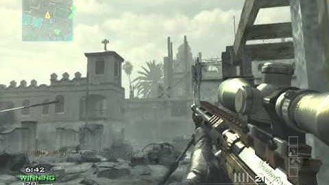 MW3- Cross Map No Scope ShitMarker on Bakaara