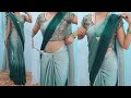 Perfect Pleats Making Trick For Daily Wear Saree Tips Very Easy Saree Draping Tutorial