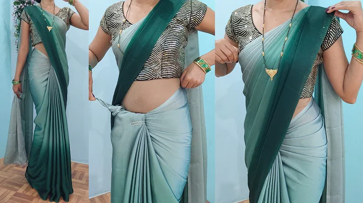 Perfect pleats making trick for daily wear saree tips | very easy saree draping tutorial