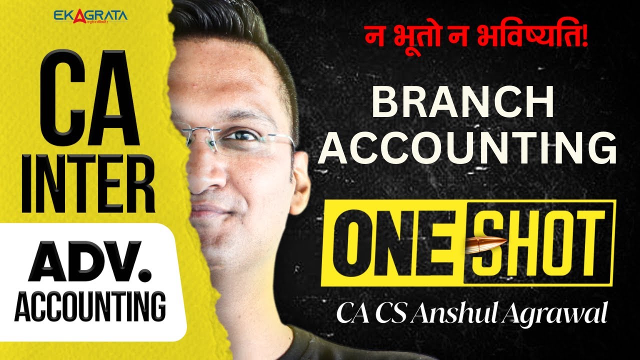CA Inter Advanced Accounting | Branch Accounting Marathon | 2025 Exam ...