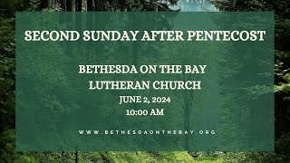 Second Sunday after Pentecost: June 2, 2024