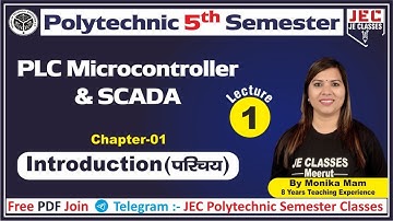 UPBTE Polytechnic Fifth 5th Semester PLC Microcontroller & SCADA  | JE CLASSES Meerut