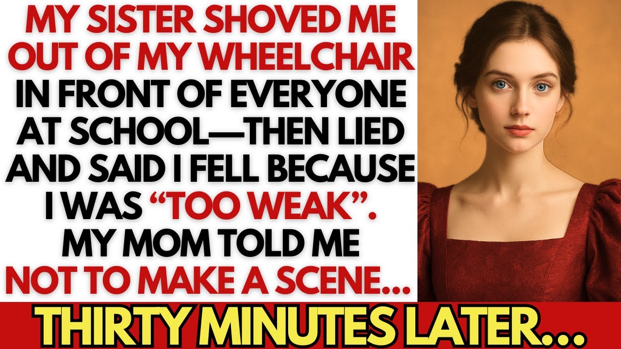 My Sister Shoved Me From My Wheelchair At School—Said I Fell For Being ‘Weak.’ Thirty Minutes Later…