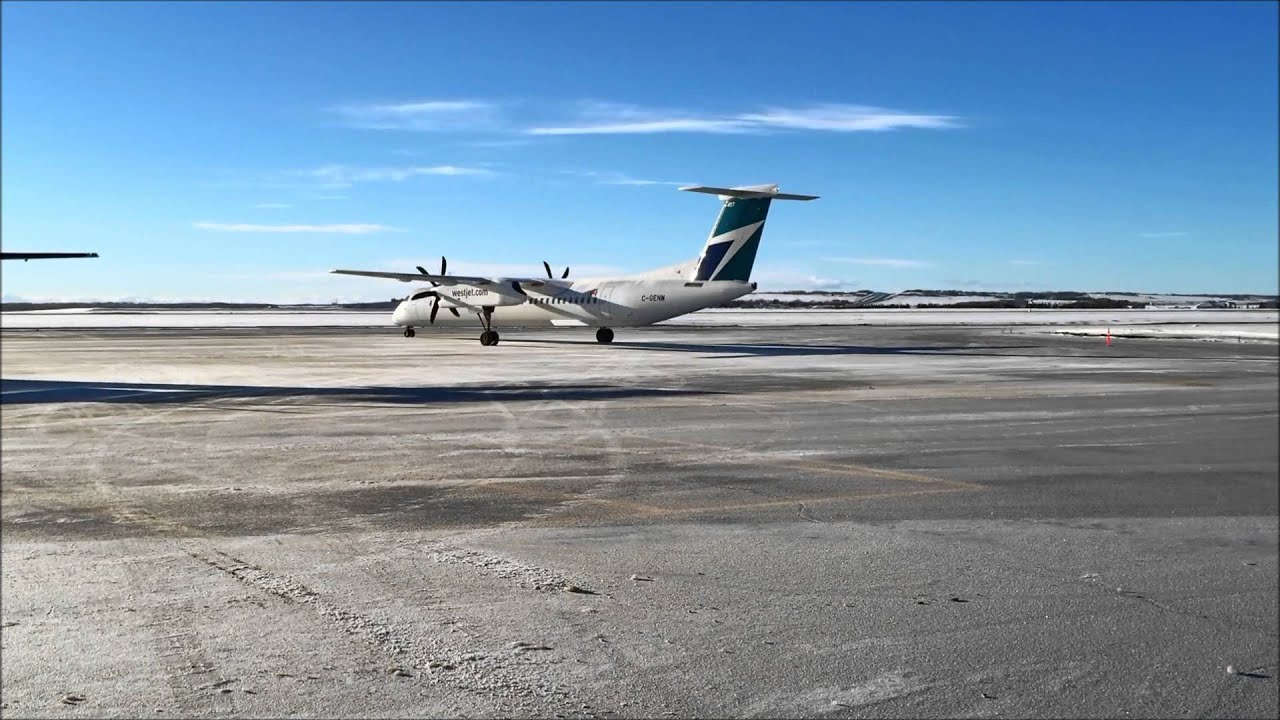 Westjet Departure Grande Prairie Airport YouTube