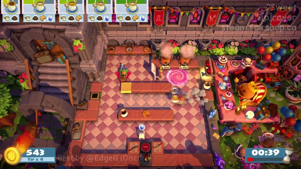 Hot Chocolate Teas with Honey - Overcooked: All You Can Eat Gameplay