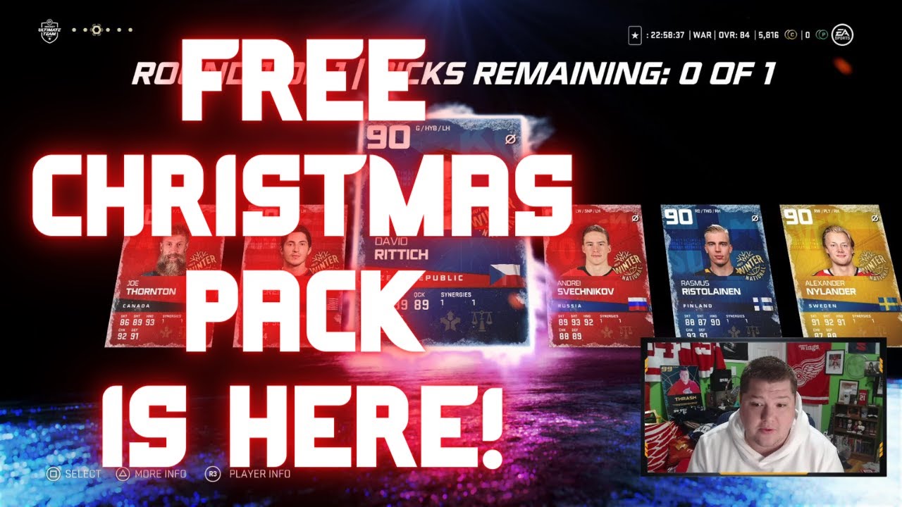 FREE CHRISTMAS CARDS & OPENING PACKS! - NHL 21 XMAS REWARDS!