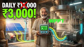 Save 70% Electricity Bill! Best Hybrid Solar MPPT Inverter for Atta Chakki &amp; Solar Pump (Full Setup)