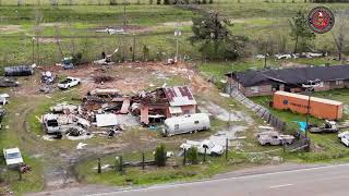 Storm Damage in Newton County Mississippi on April 5 2022