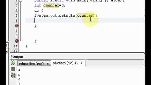 ویدیو بیست و دوم آموزش جاوا (do while)