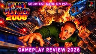 The Shortest Game on the PS1! Crazy Climber 2000 Gameplay Review 2026 | PSX 4K screenshot 5