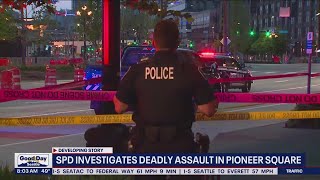 Man found with gunshot wounds, head injuries dies in Pioneer Square