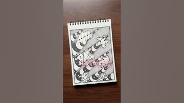 Day 65 - Easy Doodle Art Tutorial #doodle #doodleart #easy #drawing #art #zentangle #zen