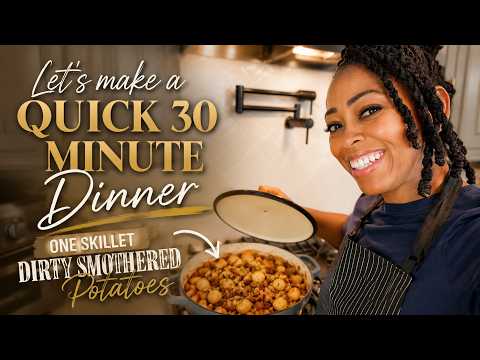 30-Minute Dirty Smothered Potatoes 🔥 | EASY One-Skillet Dinner Your Family Will LOVE!