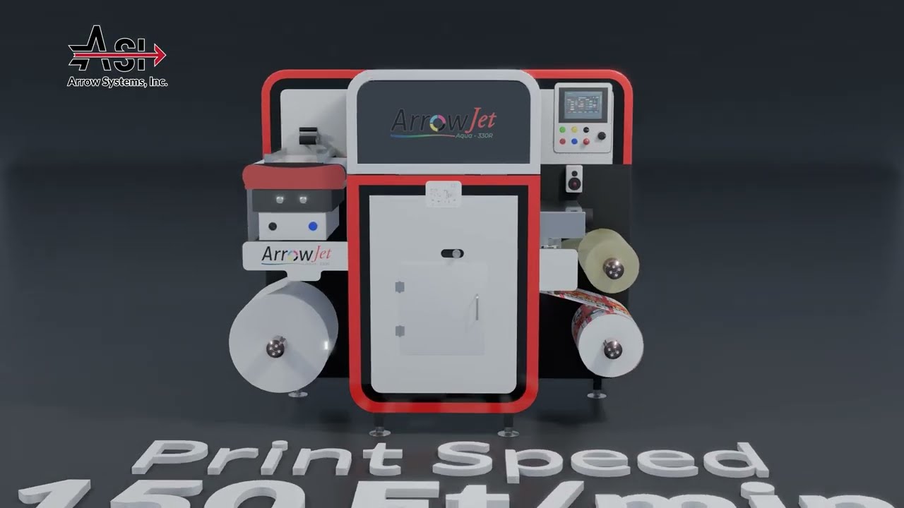 ArrowJet Aqua 330R | Next-Gen Digital Inkjet Printer by Arrow Systems, Inc.