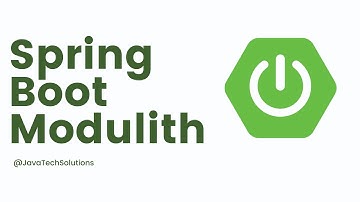 Spring Modulith Tutorial | Bouw een modulaire monoliet in Spring Boot 3.1+ | Stapsgewijze handlei...