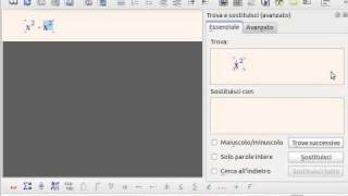 LyX Autotests on Advanced Find & Replace.