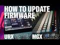 Yamaha URX Series & MGX Series: How to Update Firmware