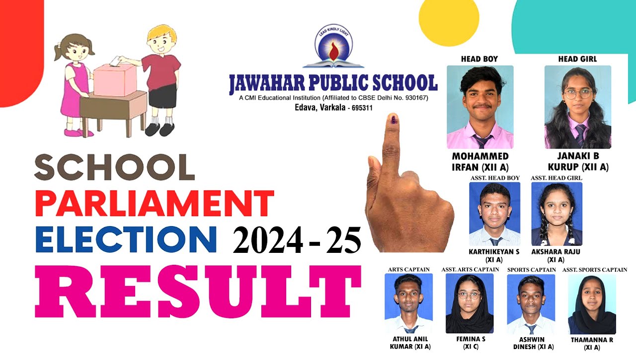 school-parliament-election-2024-25-result-jawahar-public-school