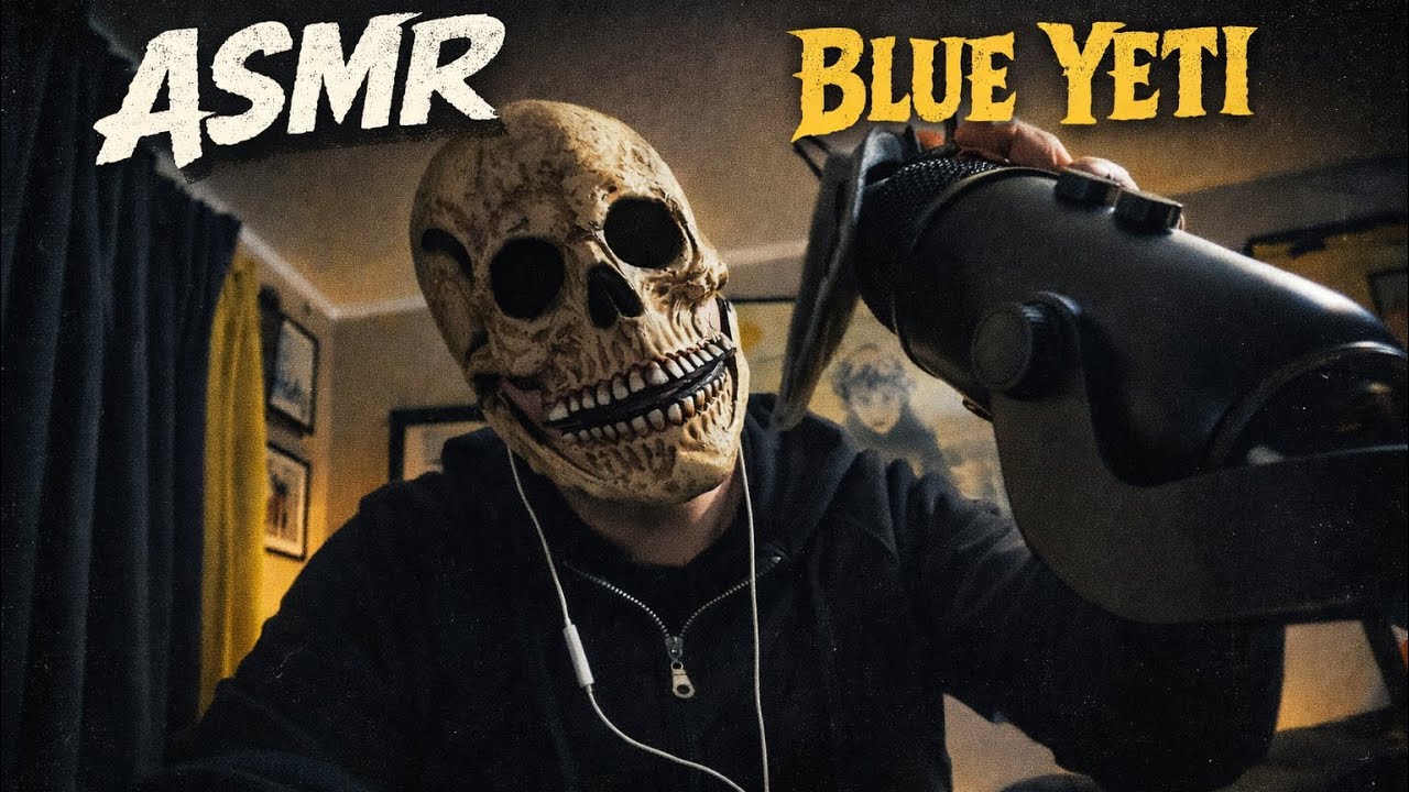 💀ASMR, Blue Yeti, Scratching, hands sound and more (No talking)