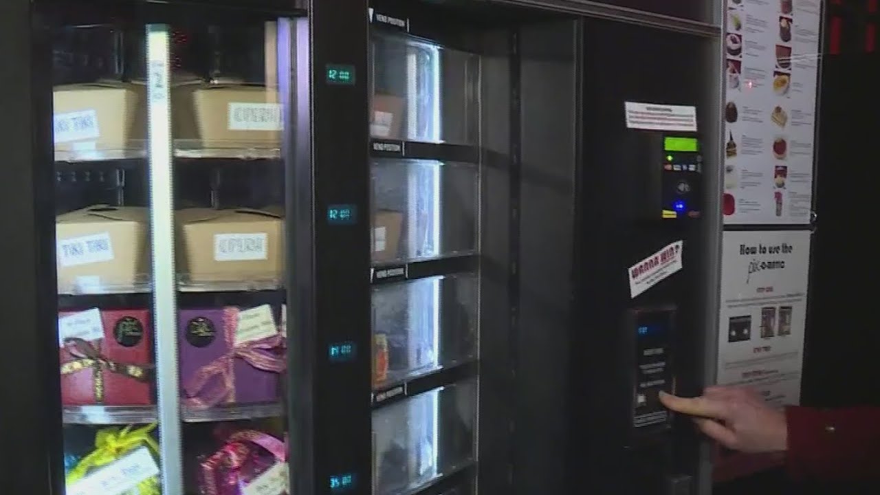 Pix Patisserie's dessert vending machine YouTube