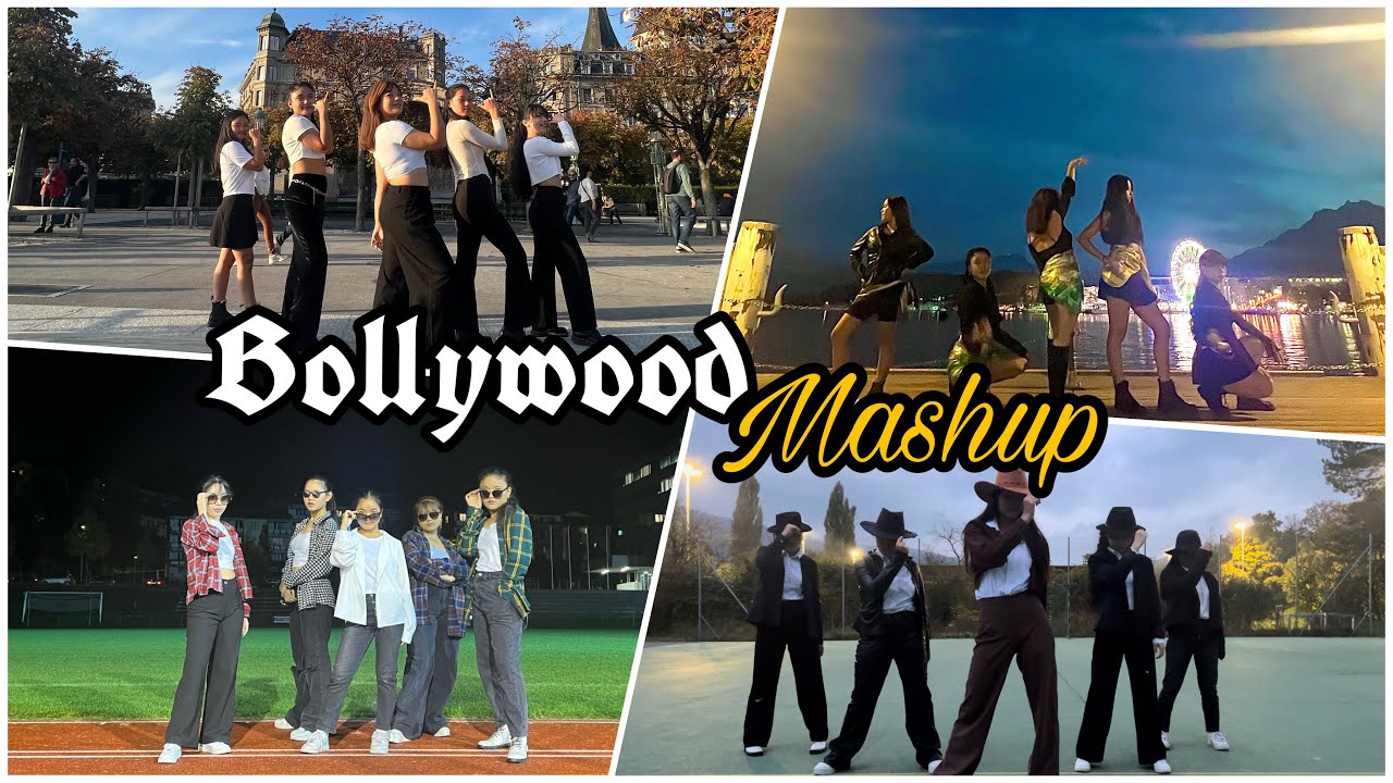 Bollywood Mashup dance in public [Switzerland] #bollywood #tibetan #hindi  #dance