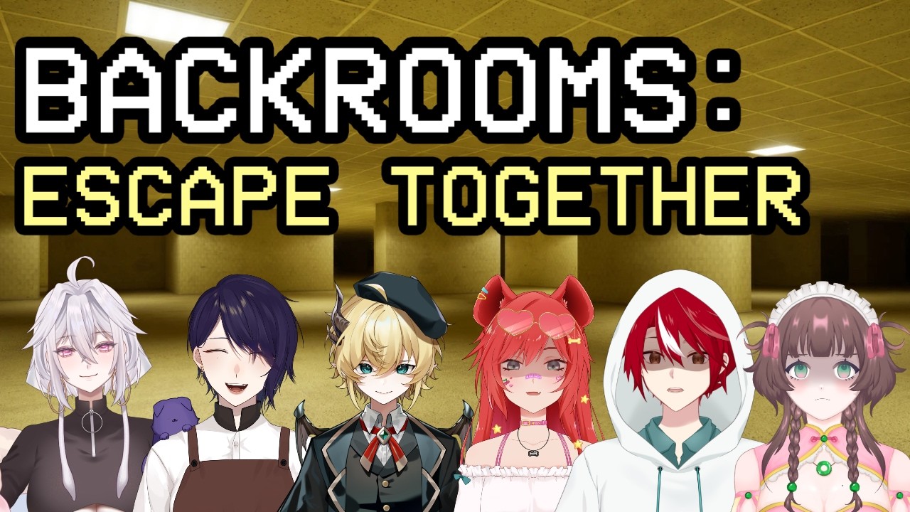 Backrooms: Escape Together | 听说新朋朋们都很猛,我菜菜求带带!!【白桃チサ Shiromomo Chisa 🍑】 | MYViki